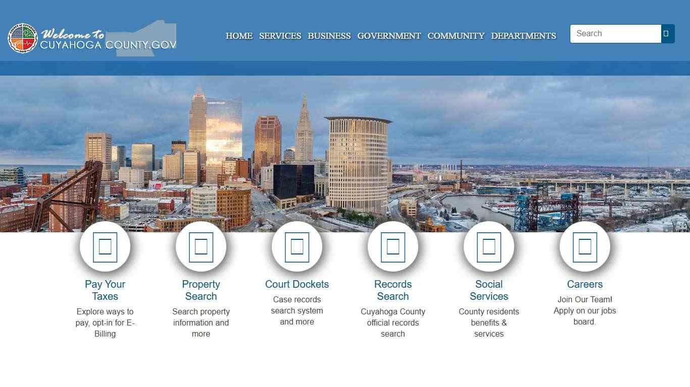 The Official Government Website of Cuyahoga County, Ohio