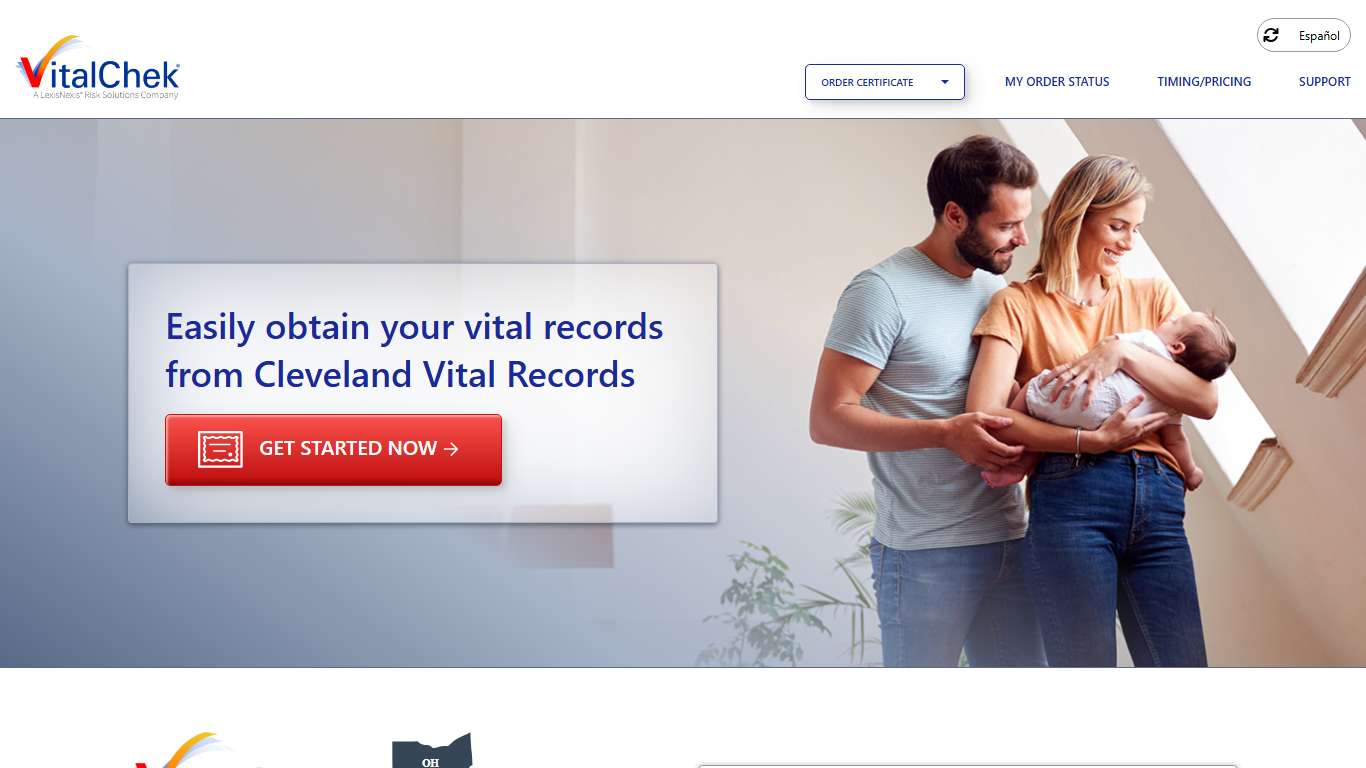 Cleveland Vital Records (OH) | Order Certificates - VitalChek